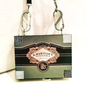 Suenos de Saundra Upcycled Collection, EXTREMELY RARE KRISTOFF Cigar Box, Purse